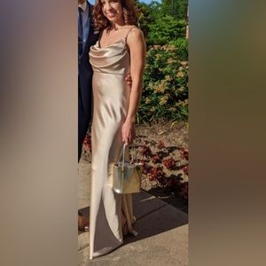 Bridesmaid Satin Dress